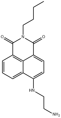 1H-Benz[de]isoquinoline-1,3(2H)-dione, 6-[(2-aminoethyl)amino]-2-butyl- Structure