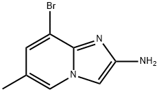 Imidazo[1,2-a]pyridin-2-amine, 8-bromo-6-methyl- Structure