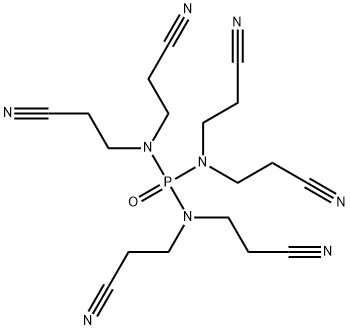 Phosphoric triamide, hexakis(2-cyanoethyl)- (9CI) Structure