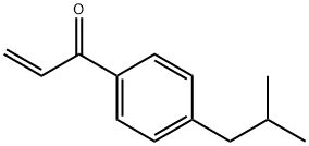 2-Propen-1-one, 1-[4-(2-methylpropyl)phenyl]- 구조식 이미지