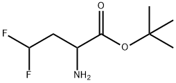 2-Amino-4,4-difluoro-butyric acid tert-butyl ester Structure