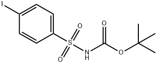 Carbamic acid, N-[(4-iodophenyl)sulfonyl]-, 1,1-dimethylethyl ester Structure