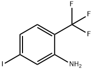 Benzenamine, 5-iodo-2-(trifluoromethyl)- 구조식 이미지