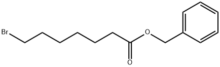 Heptanoic acid, 7-bromo-, phenylmethyl ester Structure