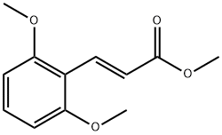 2-Propenoic acid, 3-(2,6-dimethoxyphenyl)-, methyl ester, (2E)- Structure