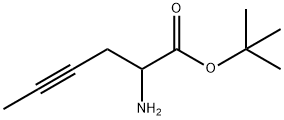 tert-butyl 2-aminohex-4-ynoate Structure