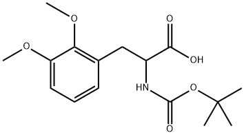 3-(2,3-dimethoxyphenyl)-2-[(2-methylpropan-2-yl)oxycarbonylamino]propanoic acid Structure