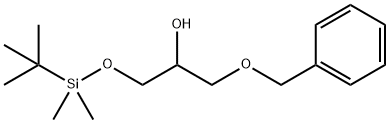 2-Propanol, 1-[[(1,1-dimethylethyl)dimethylsilyl]oxy]-3-(phenylmethoxy)- Structure