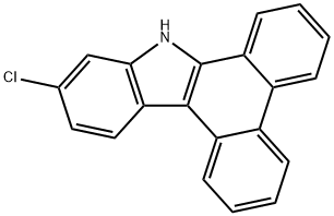 9H-Dibenzo[a,c]carbazole, 11-chloro- Structure