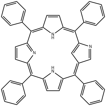 4,21,22,23-Tetraazapentacyclo[16.2.1.13,6.18,11.113,16]tetracosa-1,3(24),4,6,8,10,12,14,16(22),17,19-undecaene, 2,7,12,17-tetraphenyl- Structure