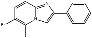 6-bromo-5-methyl-2-phenylimidazo[1,2-a]pyridine Structure