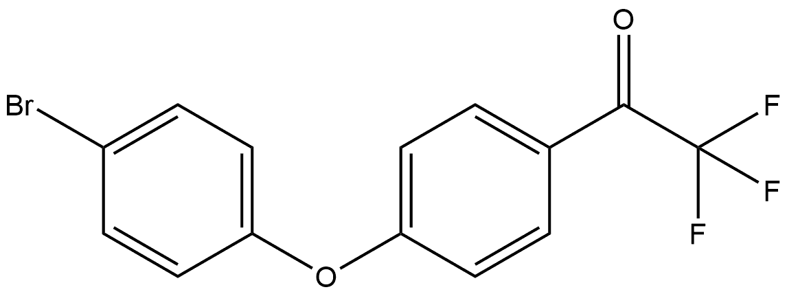 1-(4-(4-Bromophenoxy)phenyl)-2,2,2-trifluoroethanone Structure