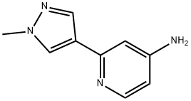 2-(1-Methyl-1H-pyrazol-4-yl)pyridin-4-amine Structure