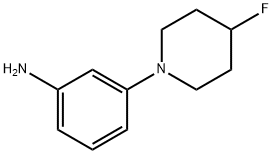 3-(4-Fluoropiperidin-1-yl)aniline Structure