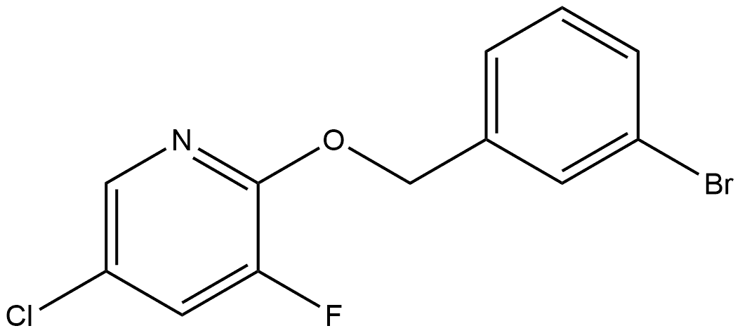 2-[(3-Bromophenyl)methoxy]-5-chloro-3-fluoropyridine Structure