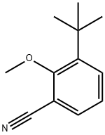 3-(tert-Butyl)-2-methoxy-benzonitrile Structure