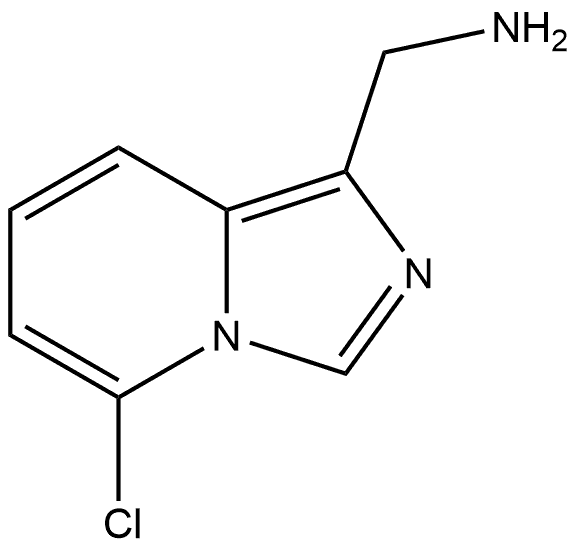 C-(5-Chloro-imidazo[1,5-a]pyridin-1-yl)-methylamine Structure