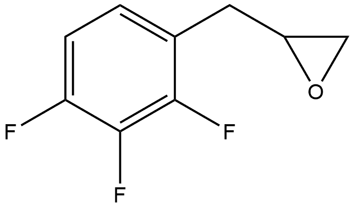 2-[(2,3,4-Trifluorophenyl)methyl]oxirane Structure