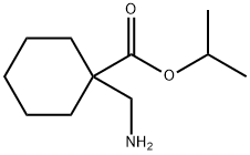 1-Methylethyl 1-(aminomethyl)cyclohexanecarboxylate Structure