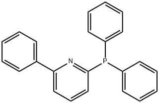 Pyridine, 2-(diphenylphosphino)-6-phenyl- Structure