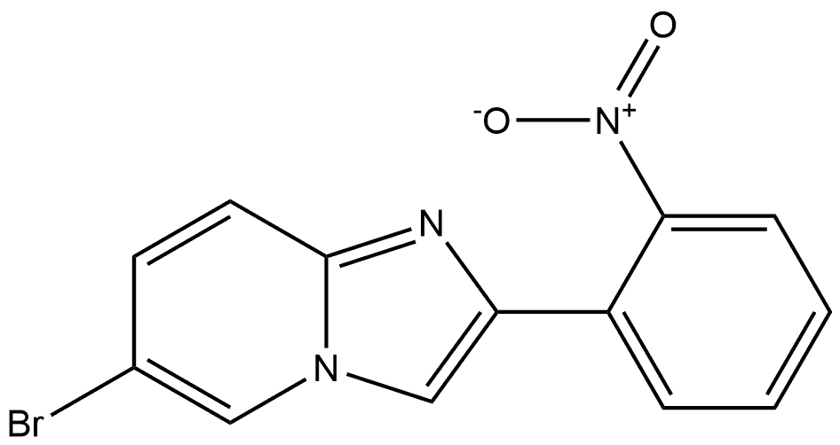 6-Bromo-2-(2-nitrophenyl)imidazo[1,2-a]pyridine Structure