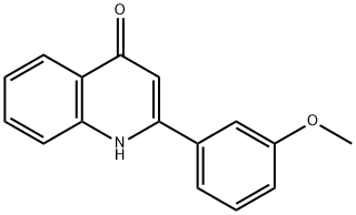 4(1H)-Quinolinone, 2-(3-methoxyphenyl)- Structure