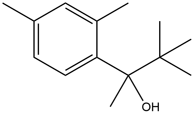 α-(1,1-Dimethylethyl)-α,2,4-trimethylbenzenemethanol Structure