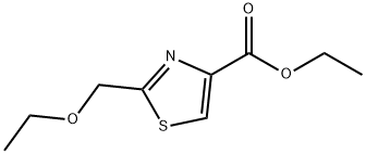 ETHYL 2-(ETHOXYMETHYL)-1,3-THIAZOLE-4-CARBOXYLATE Structure