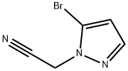 1H-Pyrazole-1-acetonitrile, 5-bromo- Structure