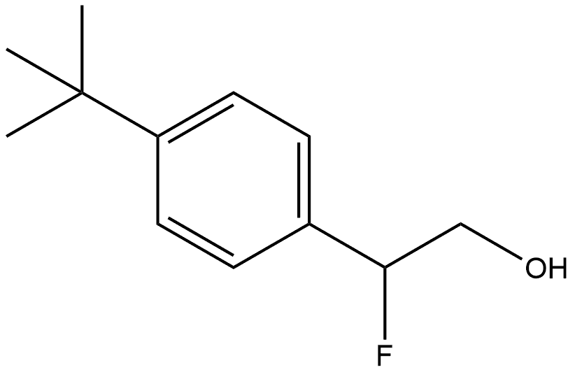 2-(4-(tert-butyl)phenyl)-2-fluoroethan-1-ol Structure