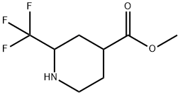 Methyl 2-(trifluoromethyl)piperidine-4-carboxylate 구조식 이미지