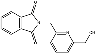 1H-Isoindole-1,3(2H)-dione, 2-[[6-(hydroxymethyl)-2-pyridinyl]methyl]- 구조식 이미지