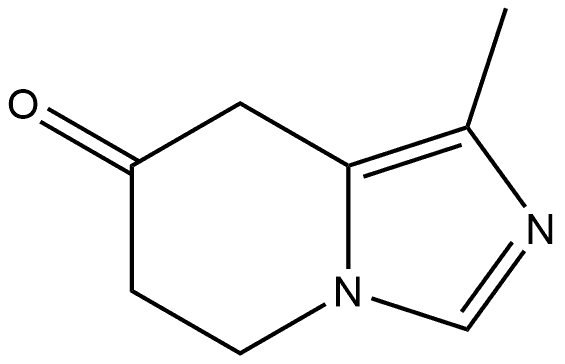 5,6-Dihydro-1-methylimidazo[1,5-a]pyridin-7(8H)-one Structure