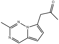 1-{2-methylpyrrolo[2,1-f][1,2,4]triazin-7-yl}propan-2-one - 95% Structure