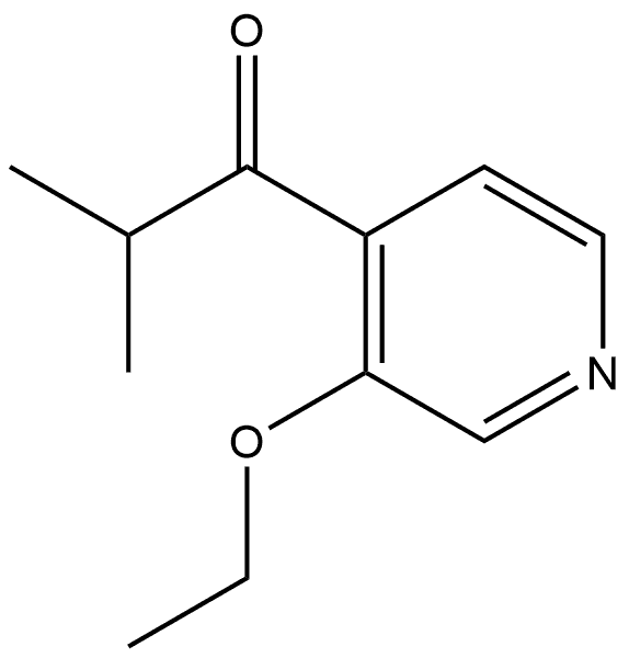 1-(3-Ethoxy-4-pyridinyl)-2-methyl-1-propanone Structure