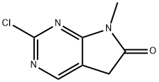 6H-Pyrrolo[2,3-d]pyrimidin-6-one, 2-chloro-5,7-dihydro-7-methyl- Structure