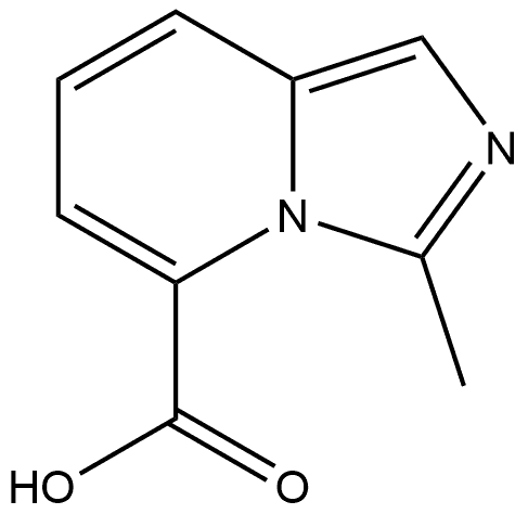 3-methylimidazo[1,5-a]pyridine-5-carboxylic acid 구조식 이미지