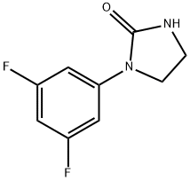 1-(3,5-Difluorophenyl)-imidazolidin-2-one Structure