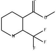 methyl 2-(trifluoromethyl)piperidine-3-carboxylate 구조식 이미지