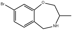 8-bromo-3-methyl-2,3,4,5-tetrahydro-1,4-benzoxazepine hydrochloride Structure