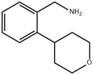 Benzenemethanamine, 2-(tetrahydro-2H-pyran-4-yl)- Structure