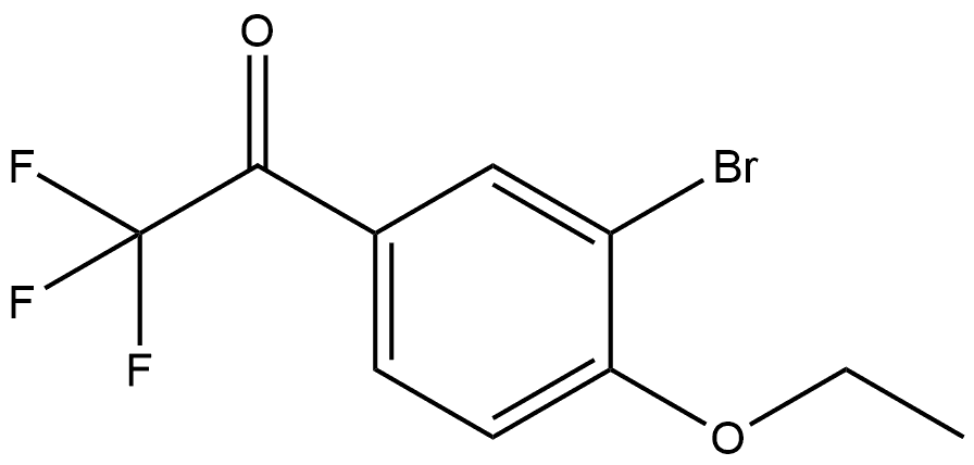 1-(3-Bromo-4-ethoxyphenyl)-2,2,2-trifluoroethanone Structure