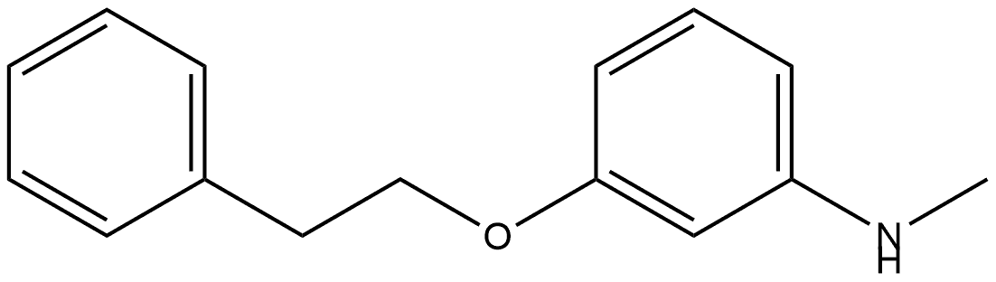 N-Methyl-3-(2-phenylethoxy)benzenamine Structure