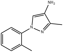 1H-Pyrazol-4-amine, 3-methyl-1-(2-methylphenyl)- Structure
