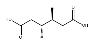 Hexanedioic acid, 3,4-dimethyl-, (R*,S*)- (9CI) Structure