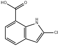 1H-Indole-7-carboxylic acid, 2-chloro- Structure