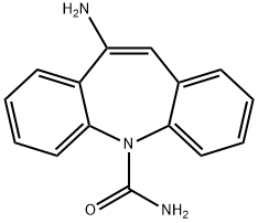 5H-Dibenz[b,f]azepine-5-carboxamide, 10-amino- Structure