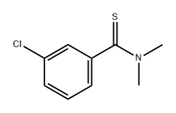 Benzenecarbothioamide, 3-chloro-N,N-dimethyl- Structure