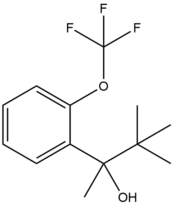 α-(1,1-Dimethylethyl)-α-methyl-2-(trifluoromethoxy)benzenemethanol Structure