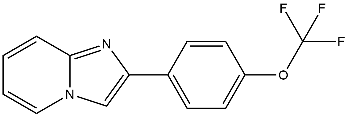 2-[4-(Trifluoromethoxy)phenyl]imidazo[1,2-a]pyridine Structure